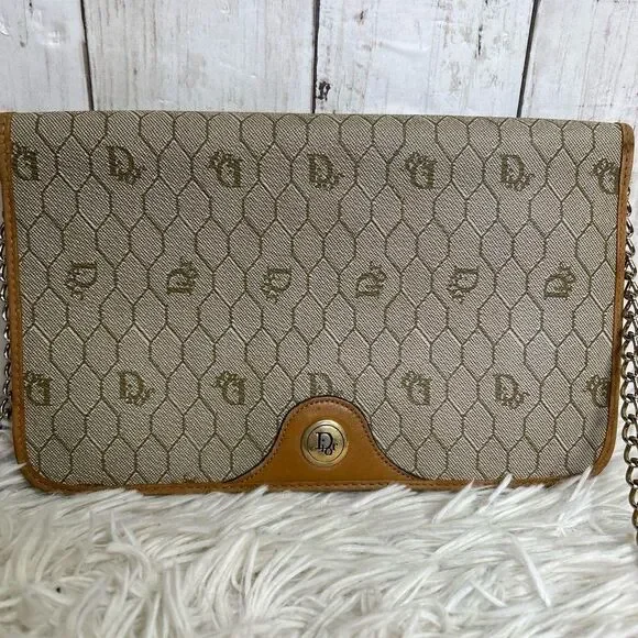 Christian Dior French Beige Vintage Trotter Bag - Picture 6 of 15